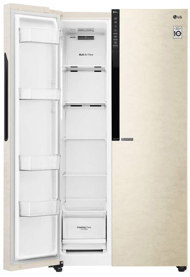 Холодильник LG GC-B247JEDV бежевый