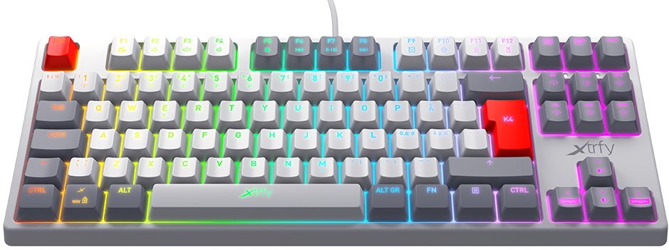 Клавиатура Xtrfy K4 TKL RGB Retro (XG-K4-RGB-TKL-RETRO)
