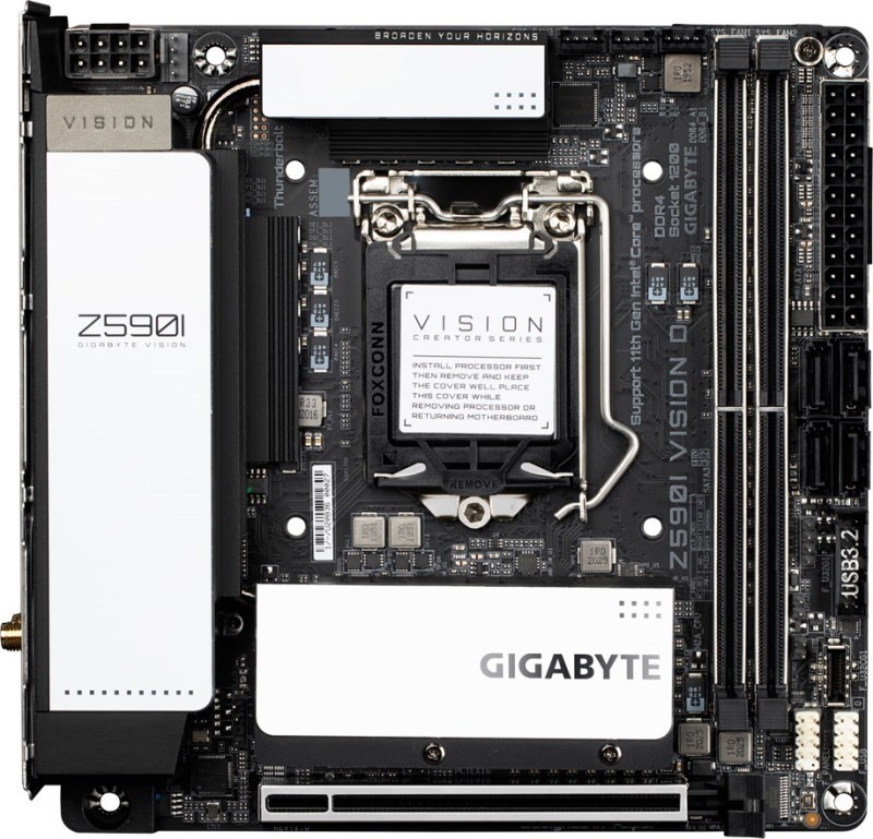 Материнская плата Gigabyte Z590I VISION D