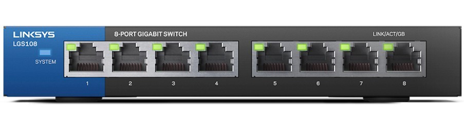 Коммутатор LINKSYS LGS108