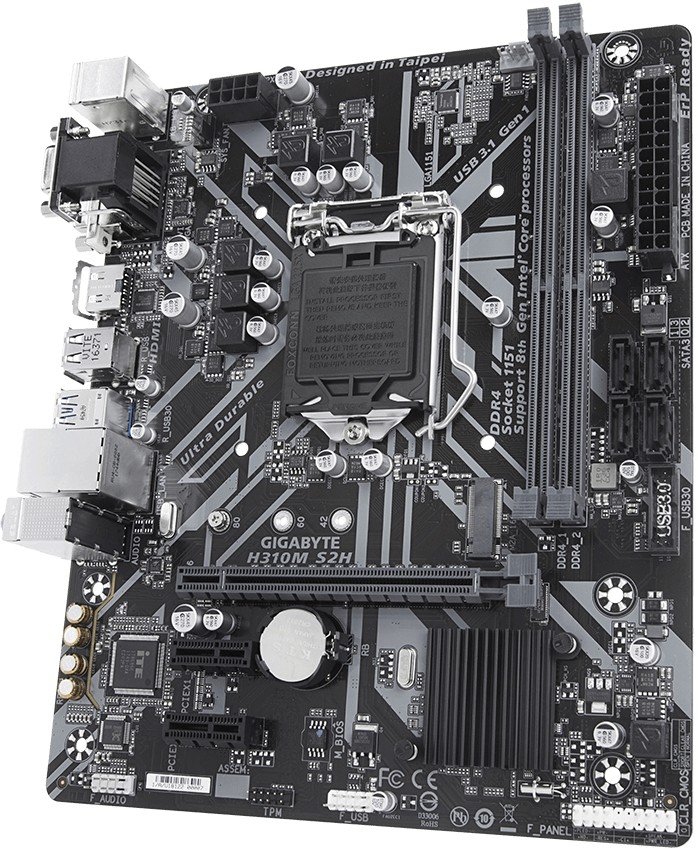 Материнская плата Gigabyte H310M S2H rev. 1.0