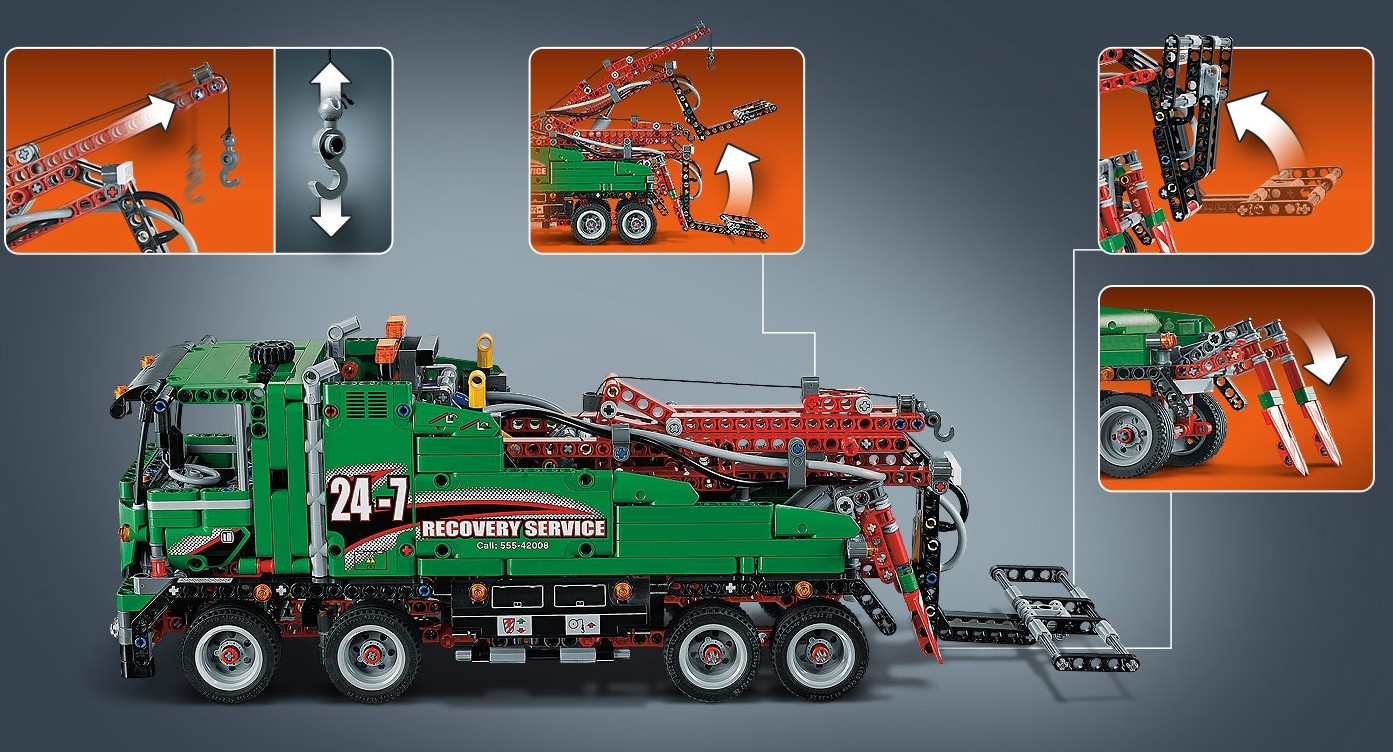 lego technic service truck