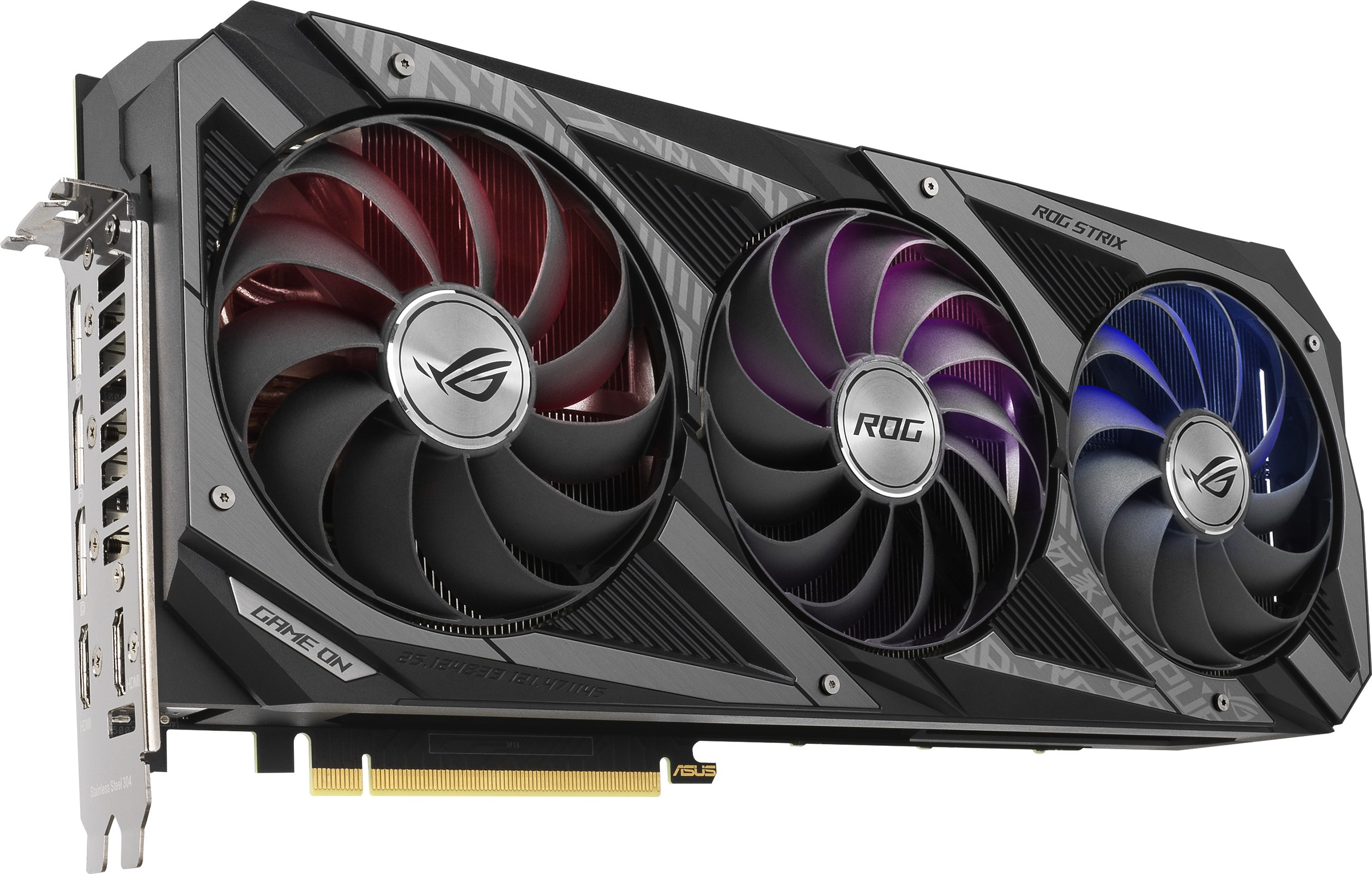 Видеокарта Asus GeForce RTX 3080 ROG STRIX V2 Gaming OC LHR (ROG-STRIX-RTX3080-O10G-V2-GAMING)