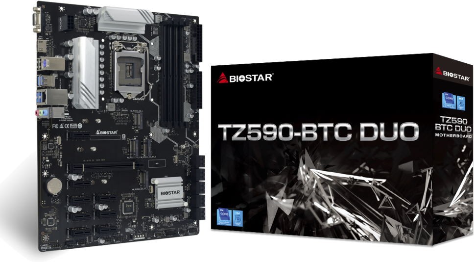 Материнская плата Biostar TZ590-BTC DUO