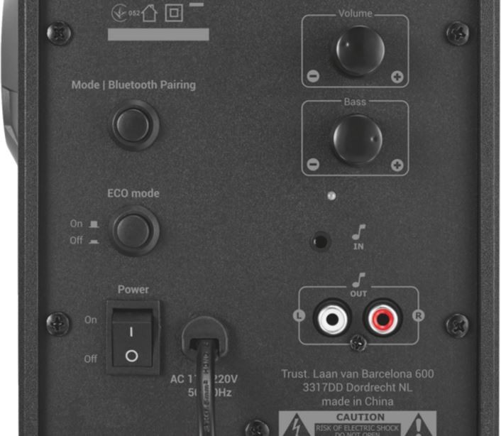 trust evon wireless 2.1 speaker set with bluetooth