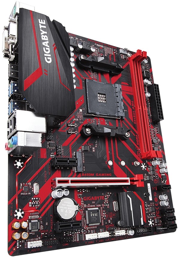 Материнская плата Gigabyte B450M GAMING rev. 1.0