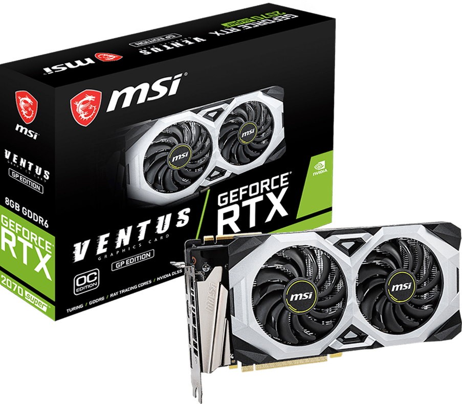 Видеокарта MSI GeForce RTX 2070 SUPER VENTUS GP OC