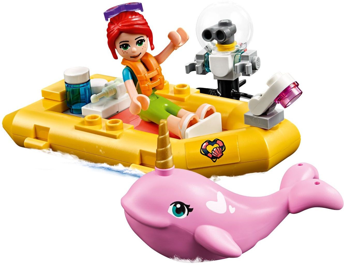 lego friends rescue mission boat 41381