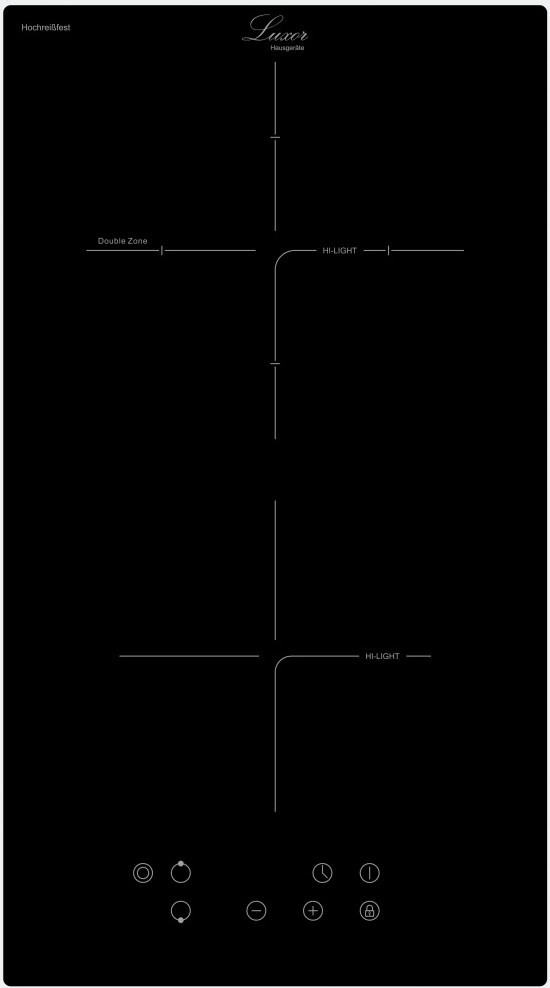 Варочная поверхность Luxor EH 342 B CH черный