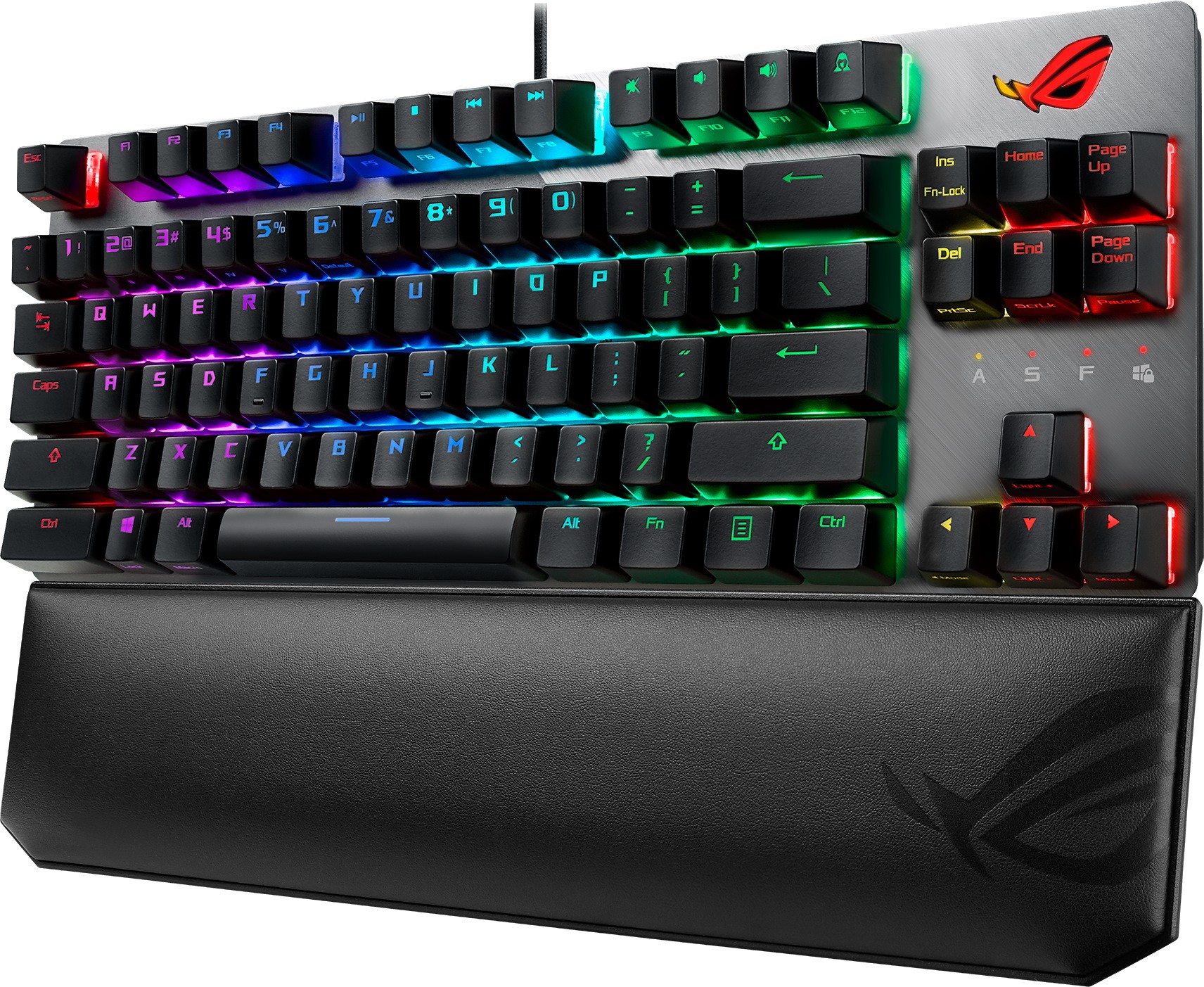Клавиатура Asus ROG Strix Scope TKL Deluxe  Red Switch (90MP00N5-BKRA00)