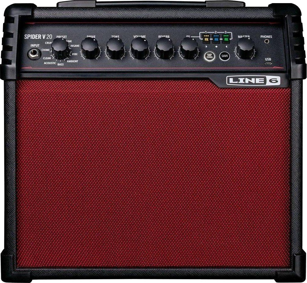 line 6 spider v 20 red edition