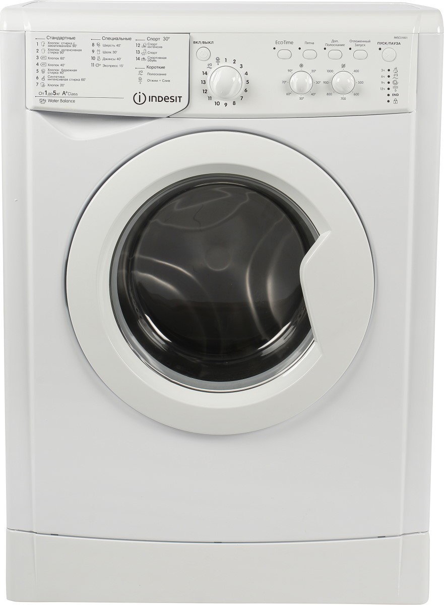 Стиральная машина Indesit IWSC 51051. Обзоры, инструкции, ссылки: Indesit  IWSC 51051