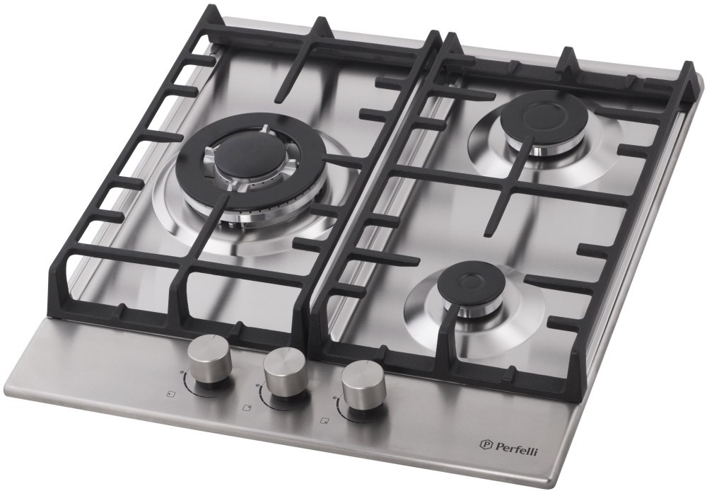Варочная поверхность Perfelli HGM 41627 I нержавейка (5902767158084)