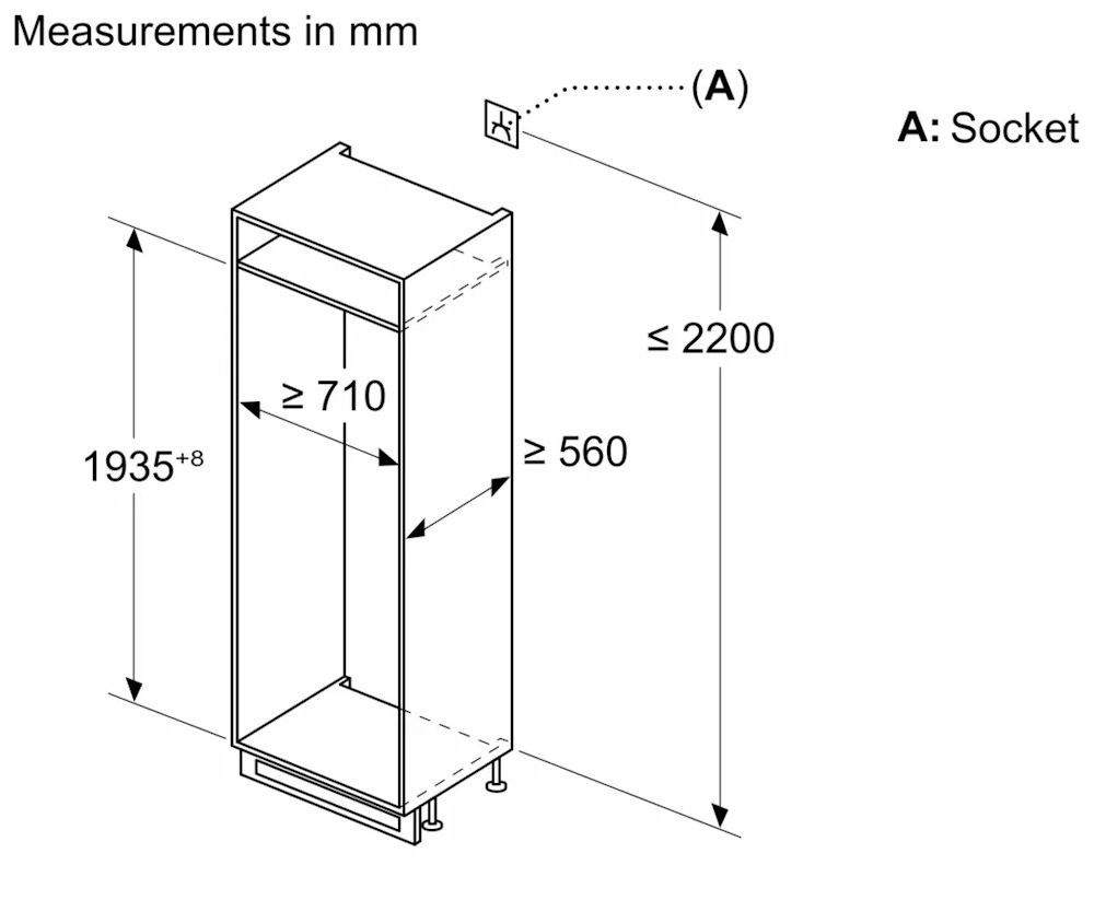 Встраиваемый холодильник Bosch KBN 96VFE0. Обзоры, инструкции