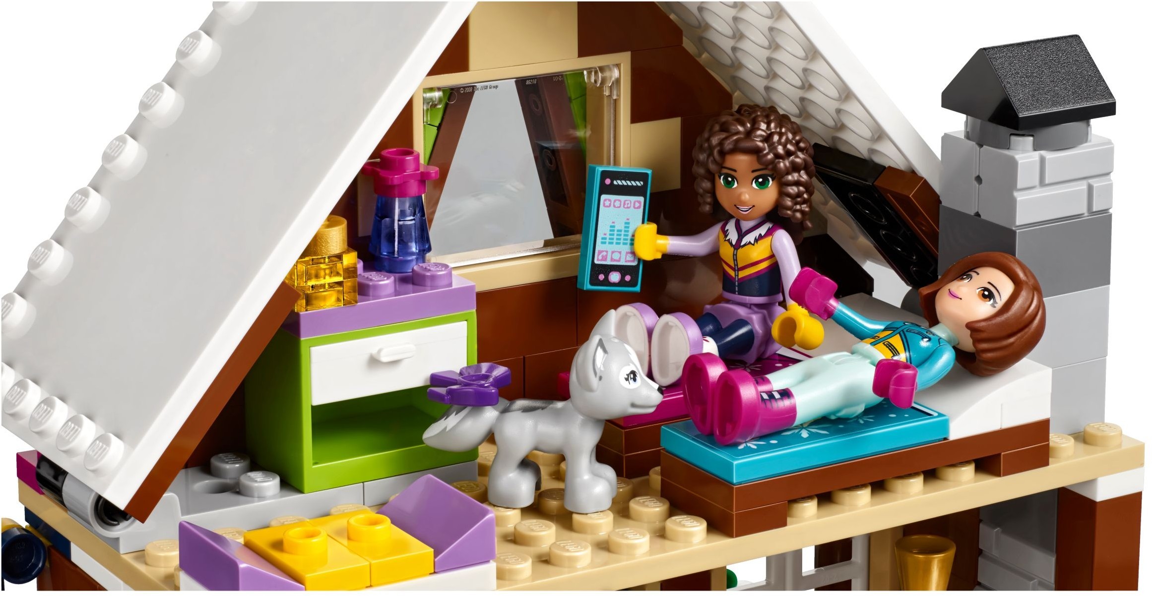 lego friends 41323 snow resort chalet