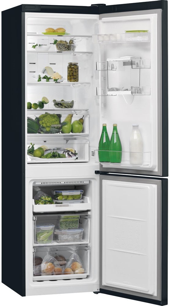 Холодильник Whirlpool W7 921O K AQUA черный (859991573070)