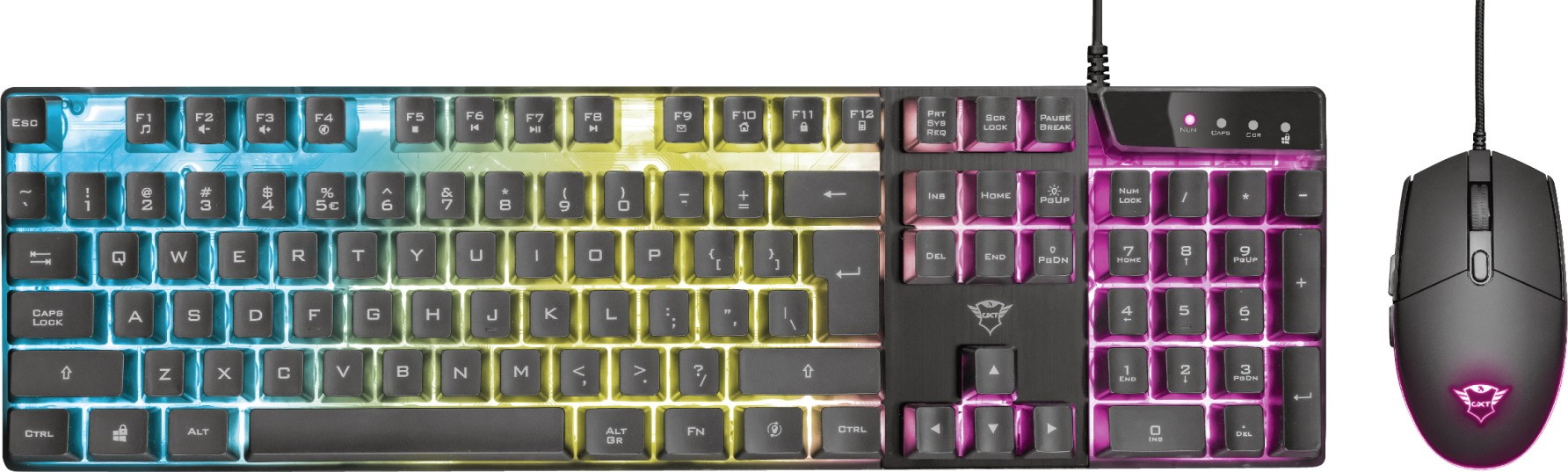 Клавиатура с мышью Trust GXT 838 Azor Gaming Combo (23289)