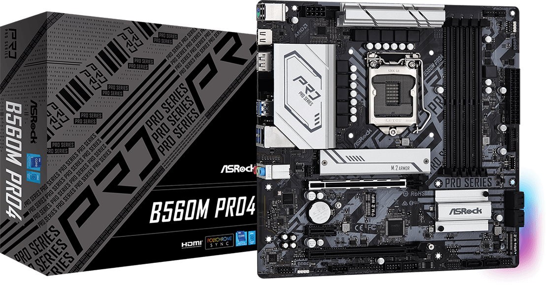 Материнская плата ASRock B560M Pro4