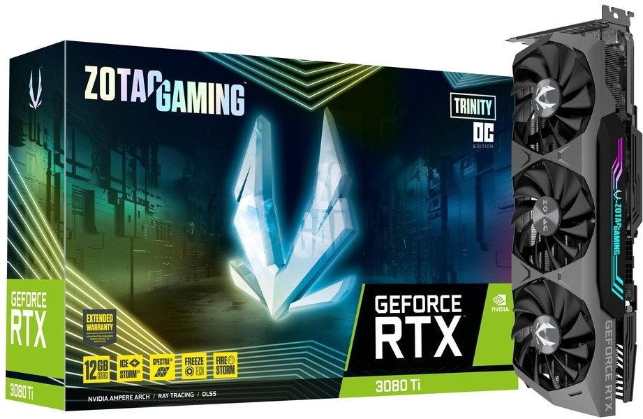 Видеокарта ZOTAC GeForce RTX 3080 Ti Trinity OC (ZT-A30810J-10P)
