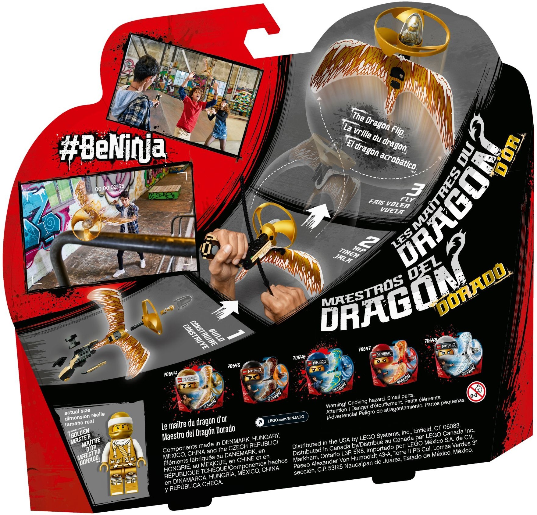 lego ninjago golden dragon master