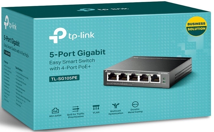 Коммутатор TP-LINK TL-SG105PE