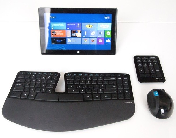 Клавиатура с мышью Microsoft Sculpt Ergonomic Desktop (L5V-00017)