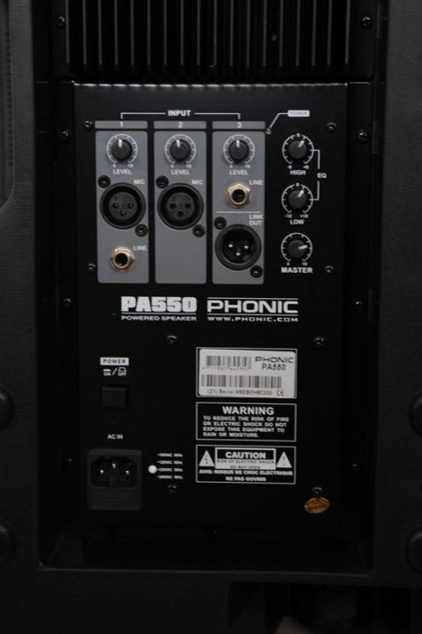 Phonic pa 550 powered hot sale speaker