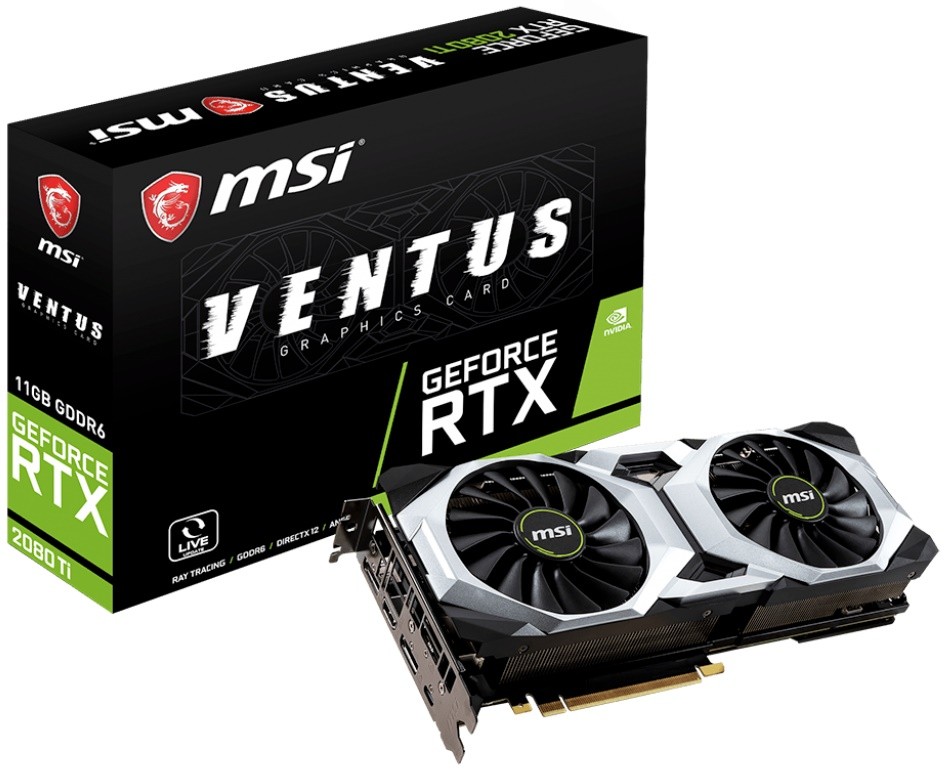 Видеокарта MSI GeForce RTX 2080 Ti VENTUS 11G