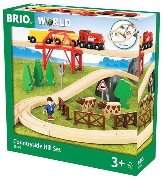 brio countryside hill set