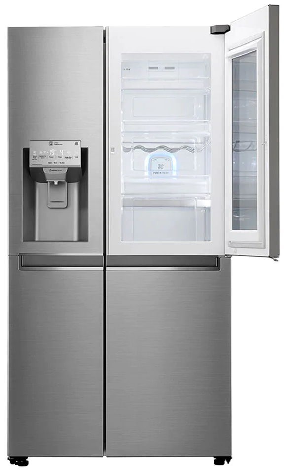 Холодильник LG GS-I960PZAZ серебристый (8806098174195)