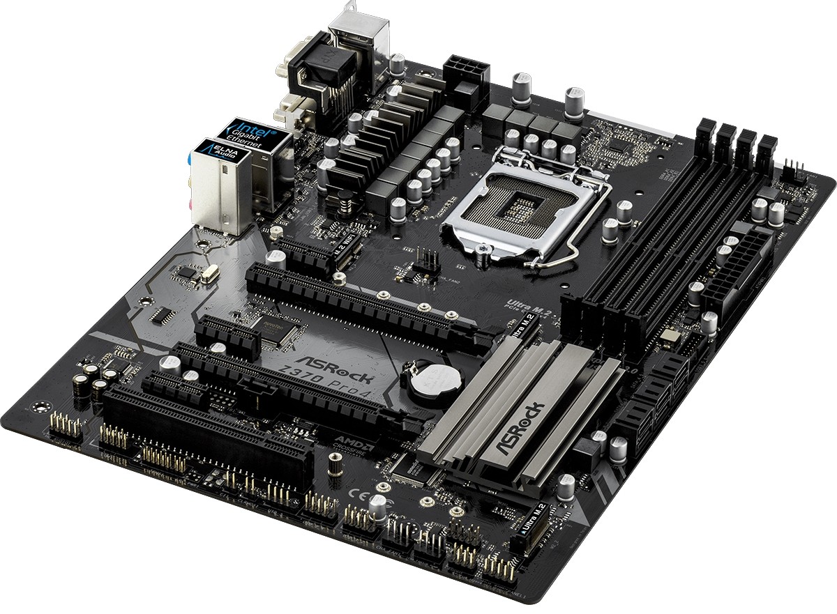 Материнская плата ASRock Z370 Pro4