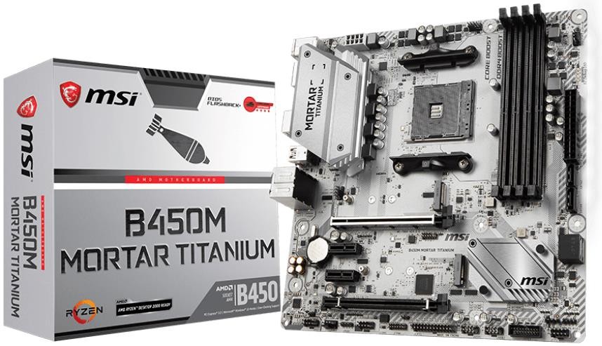 Материнская плата MSI B450M MORTAR TITANIUM