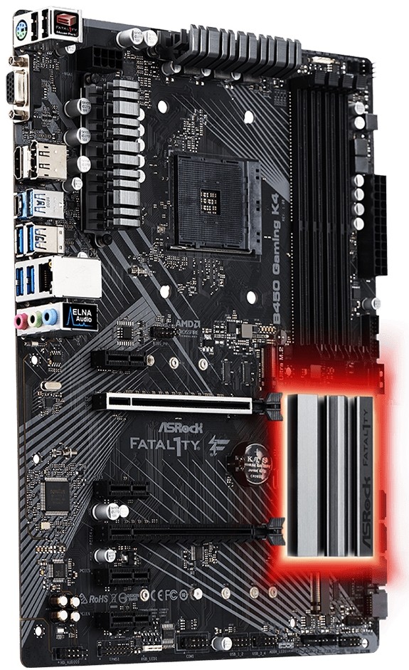 Материнская плата ASRock Fatal1ty B450 Gaming K4