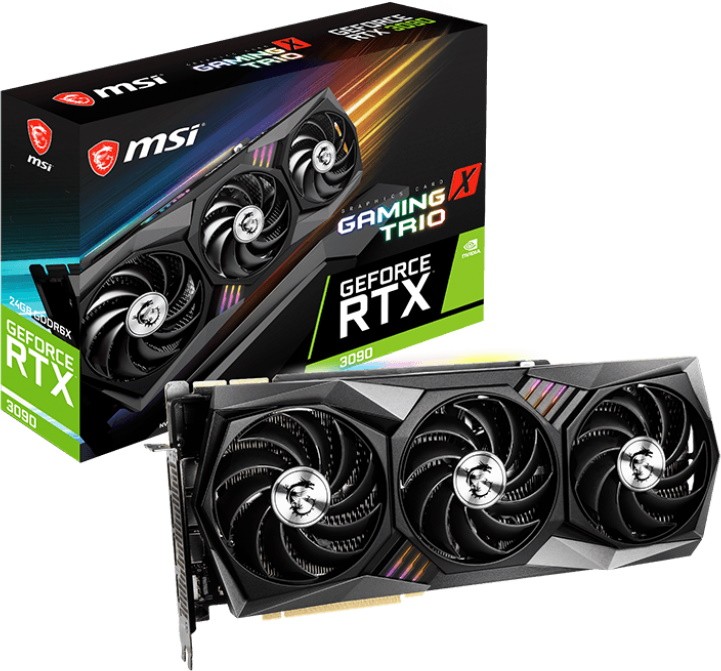 Видеокарта MSI GeForce RTX 3090 GAMING X TRIO