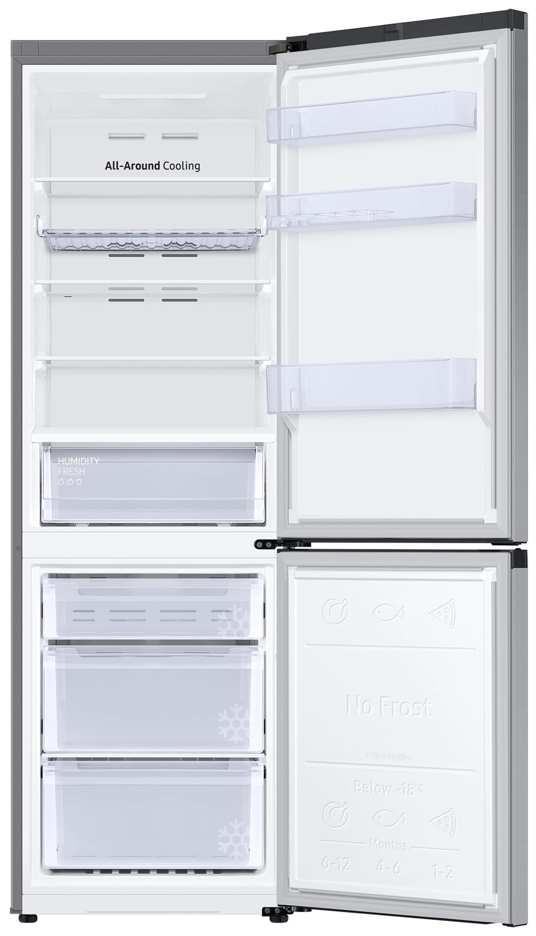 Холодильник Samsung RB34T672DSA серебристый