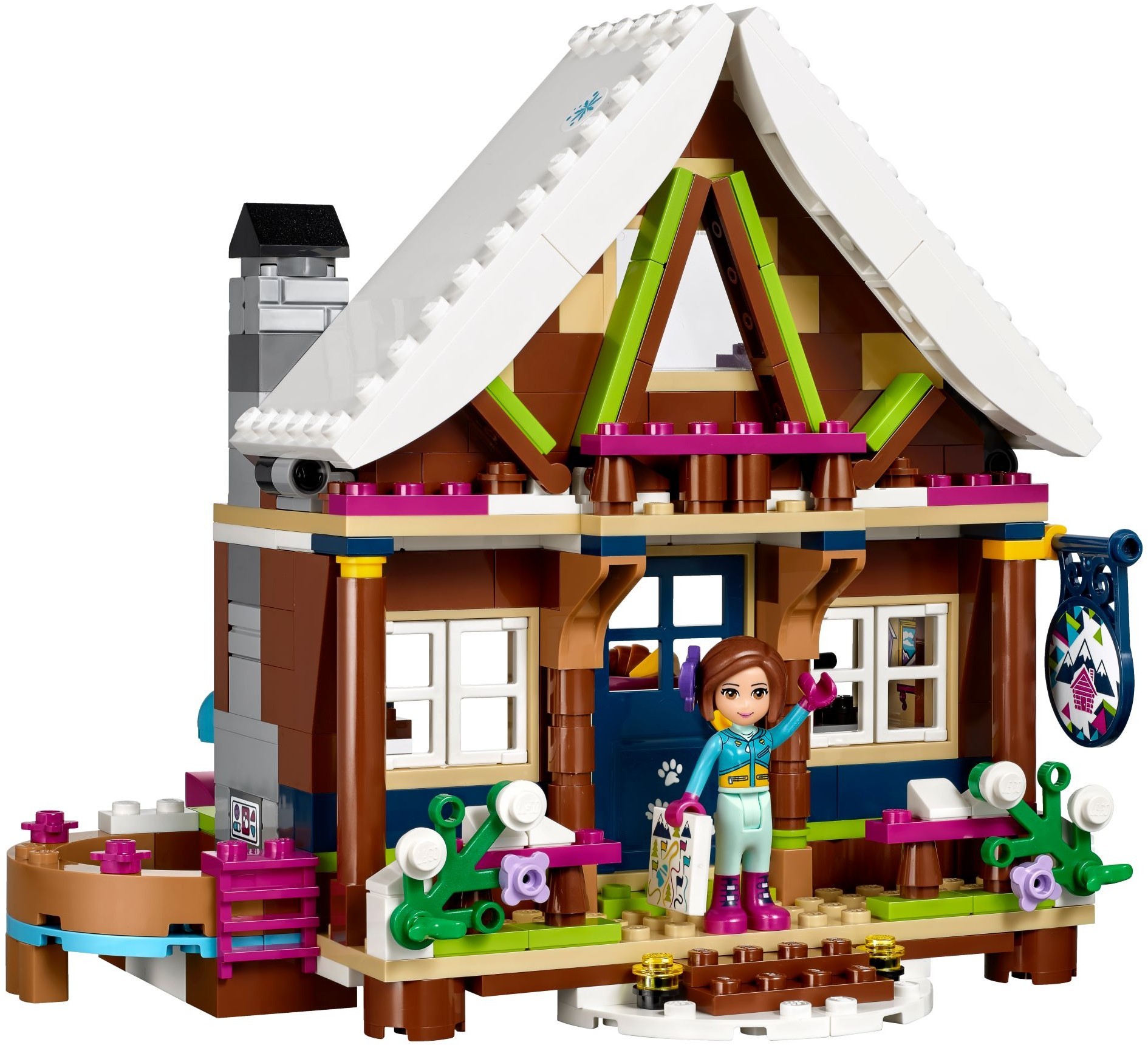 lego friends 41323 snow resort chalet