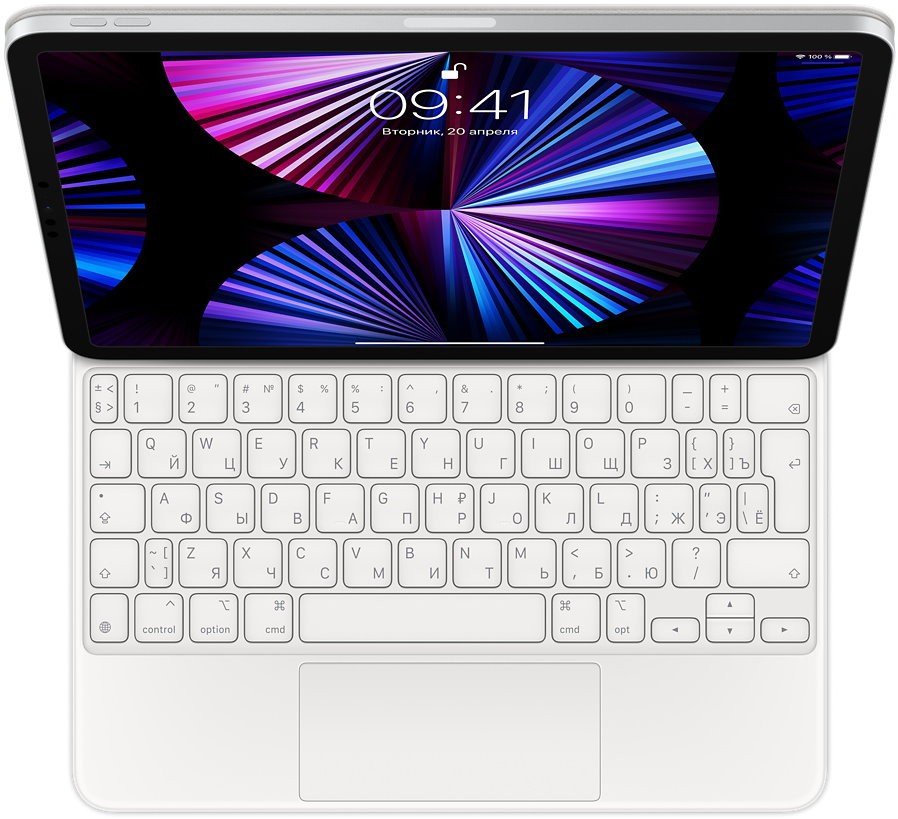 Клавиатура Apple Magic Keyboard for iPad Pro 11" (3rd gen) and iPad Air (4th gen) (MJQJ3RS)