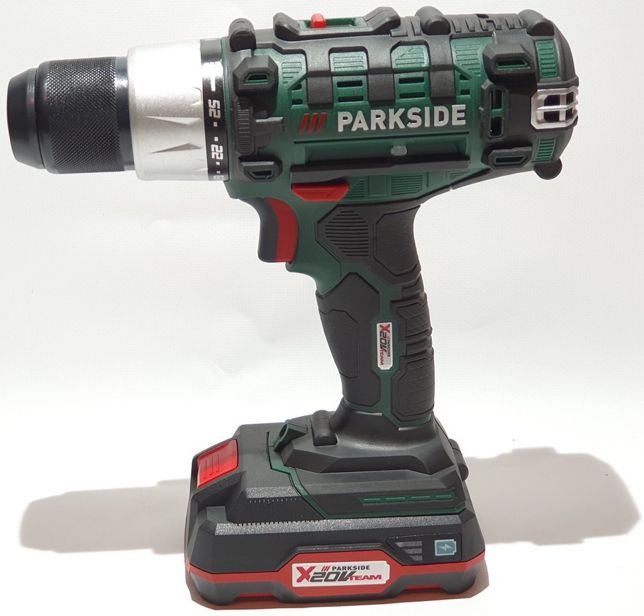 PARKSIDE Trapano a batteria Driver PABS E6 Drill SOLO EXPORT