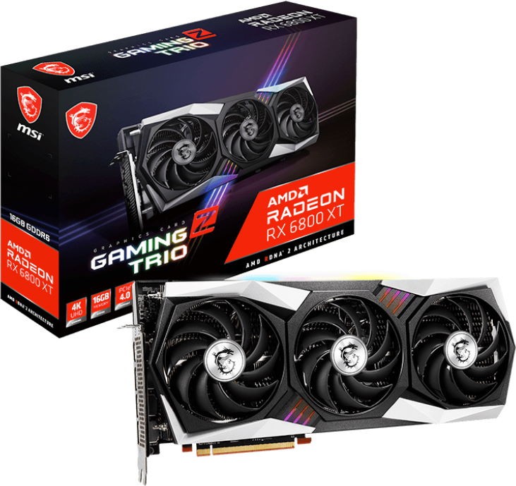 Видеокарта MSI Radeon RX 6800 XT GAMING Z TRIO 16G