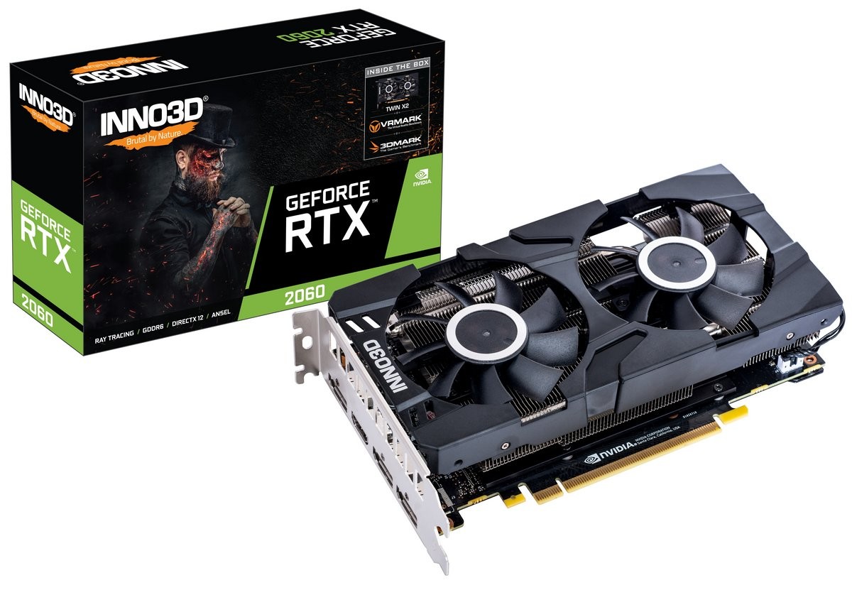 Видеокарта INNO3D GeForce RTX 2060 TWIN X2 (N20602-06D6-1710VA23)
