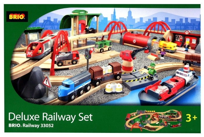 brio deluxe railway set 33052