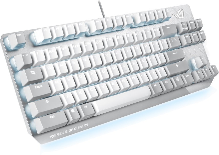 Клавиатура Asus ROG Strix Scope NX TKL Moonlight  Red Switch (90MP02B6-BKRA00)