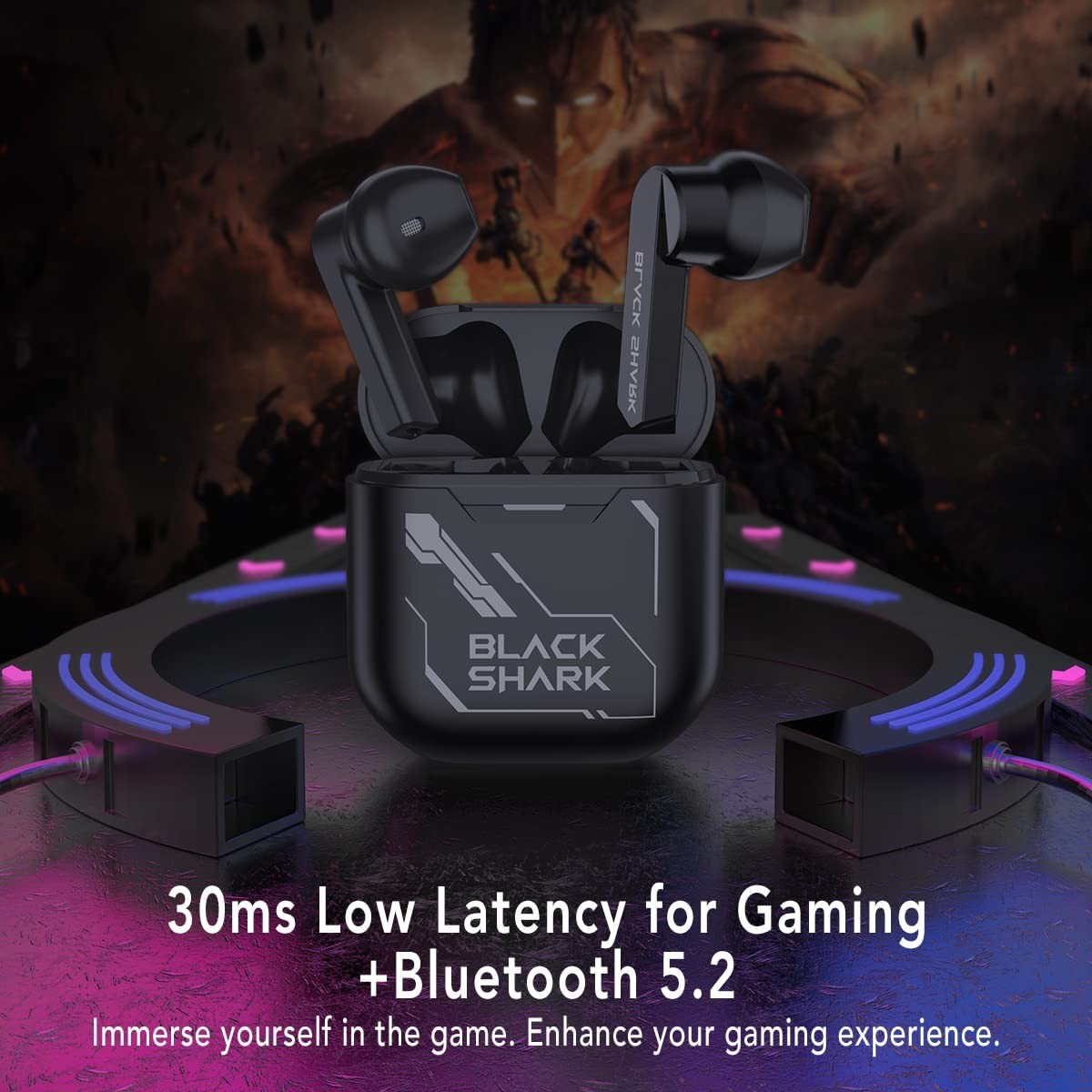 Buy BLACKSHARK Black Shark T2 Gaming Wireless Earbuds Bluetooth 5.2 Headset  BS-T2 Online