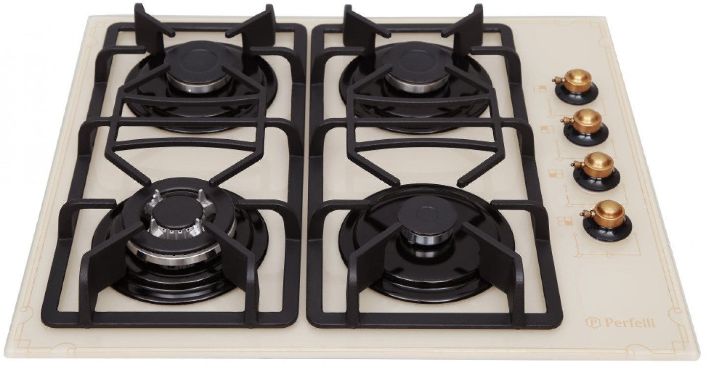 Варочная поверхность Perfelli HGG 61724 IV Antique слоновая кость