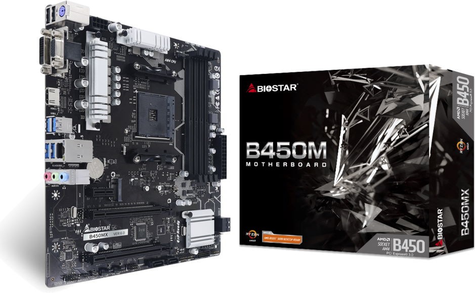 Материнская плата Biostar B450MX