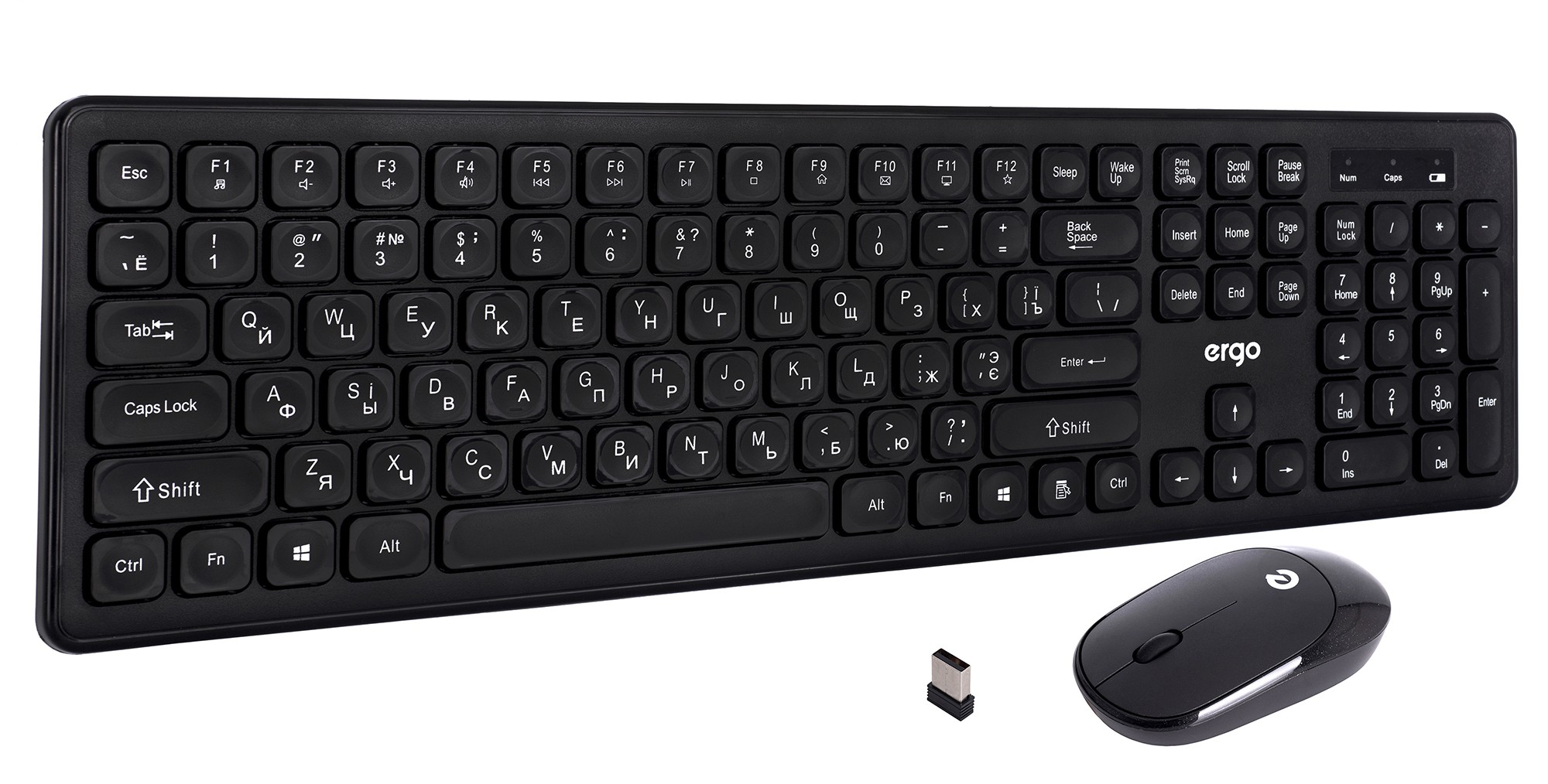 Клавиатура с мышью Ergo KM-250WL