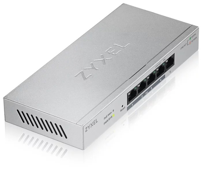 Коммутатор Zyxel GS1200-5HP v2 (GS1200-5HPV2-EU0101F)