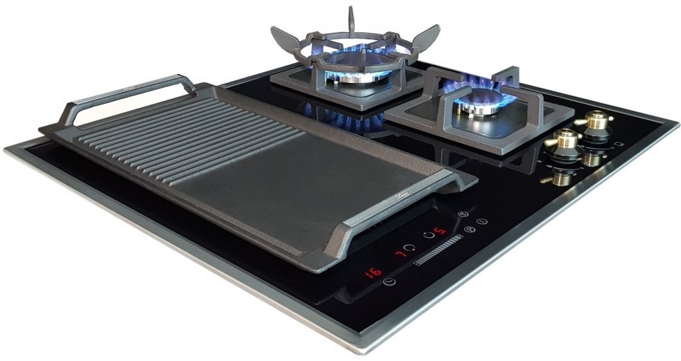 Варочная поверхность Luxor GI 67 SS Retro Booster черный