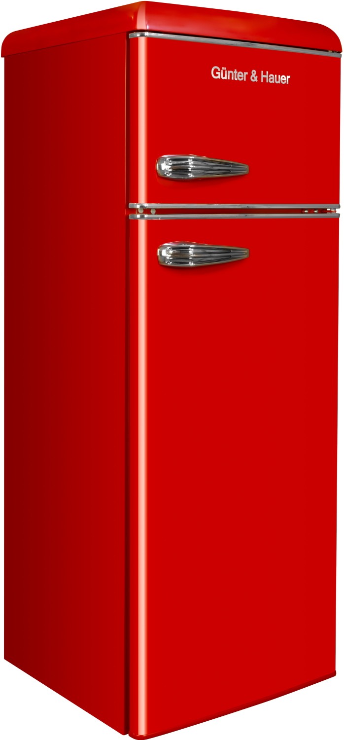 Холодильник Gunter&Hauer FN 240 R красный
