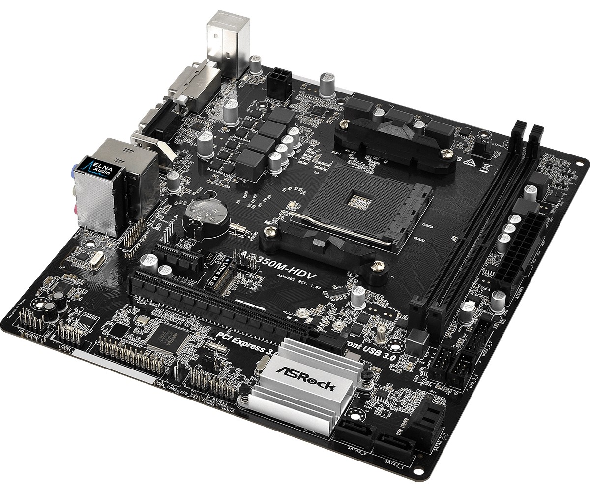 Материнская плата ASRock AB350M-HDV